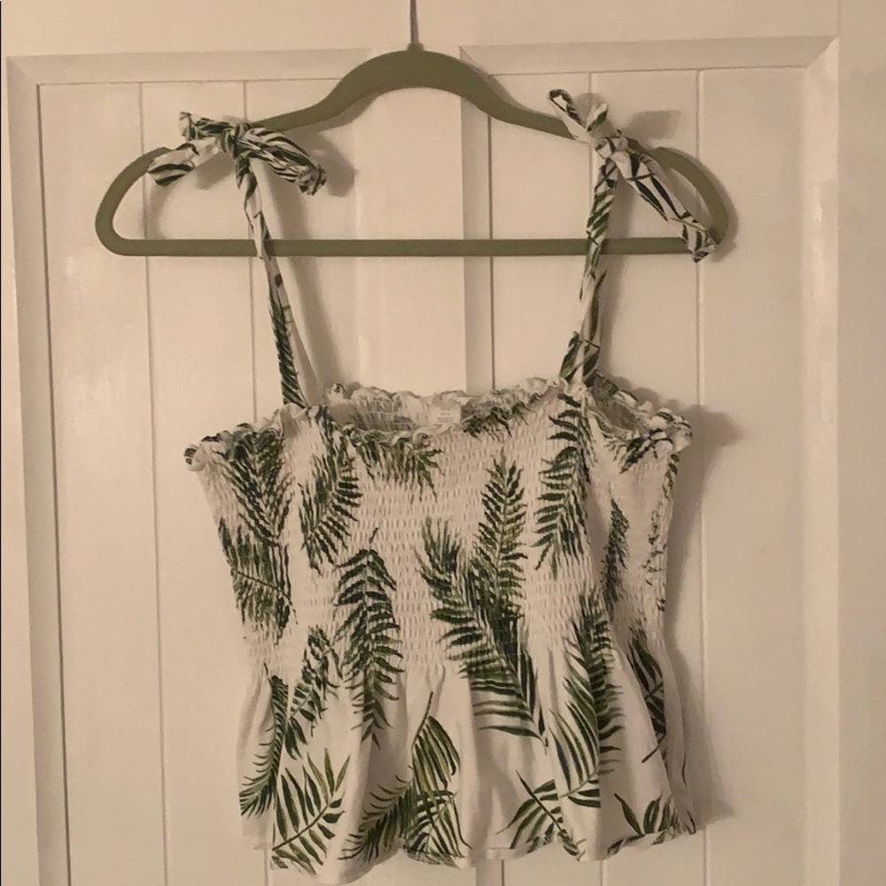 Palm Leaf Top H&M